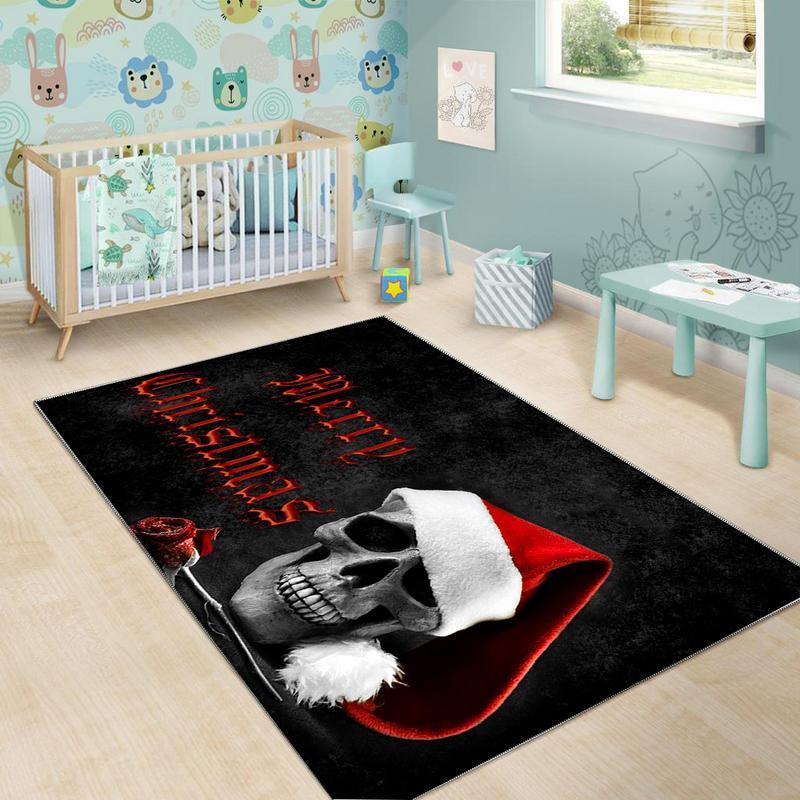Skull Area Rug 03422