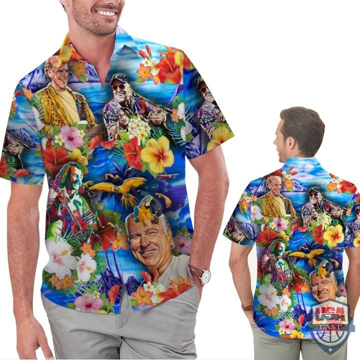 Jimmy Buffett Colorful Tropical Hawaii Shirt 227 Ha16876