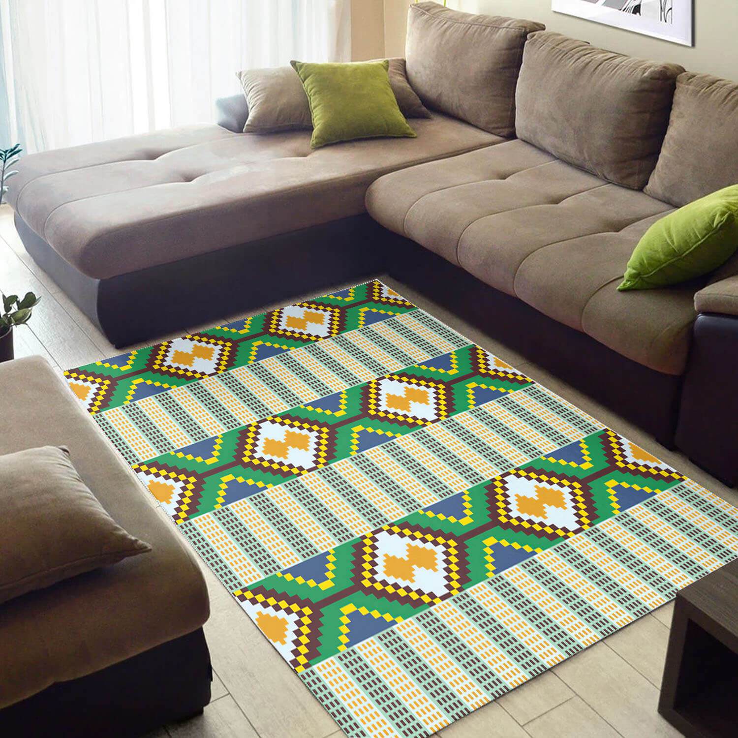 Nice African Style Rugs Colorful Afro American Afrocentric Art African Large Rug African Themed Home Decor WBG3168