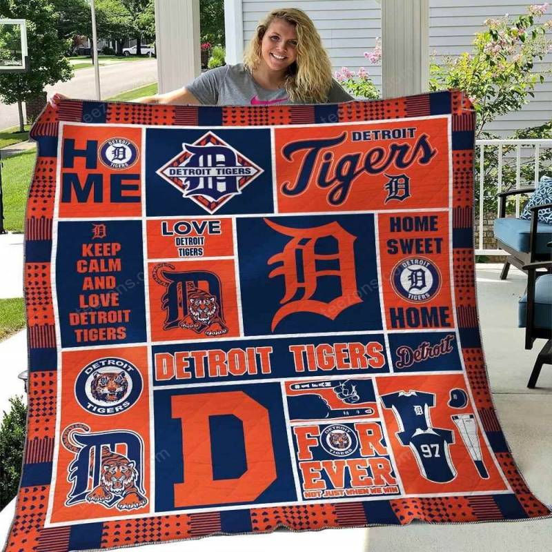 Detroit Tigers Blanket TH1607 Quilt