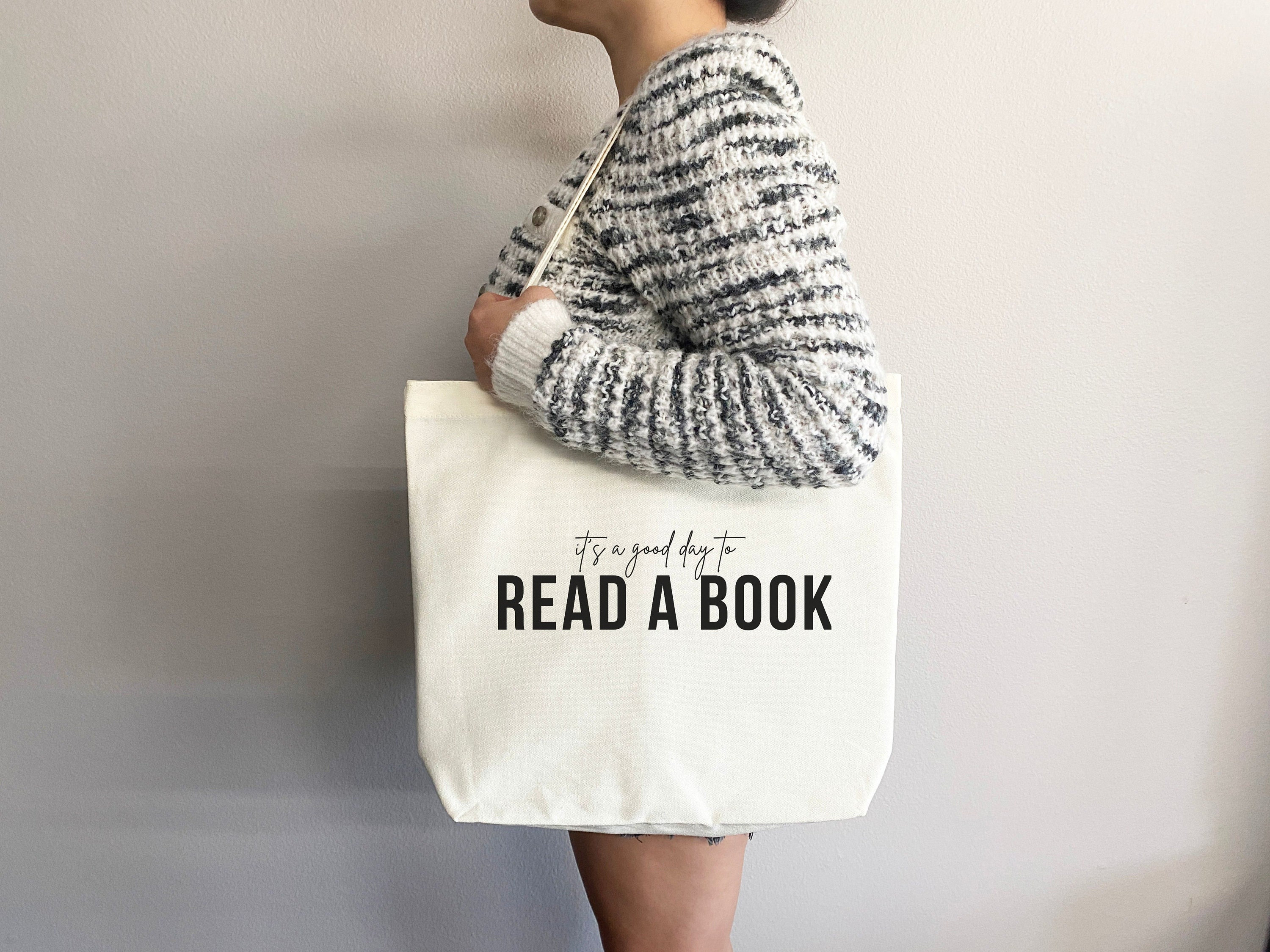 It’s Good Day to Read Tote Bag, Book Lovers Tote, Gift for Book Lover, Gift For Bookworms, Gift For Teachers, Readers’ Tote, Library Tote