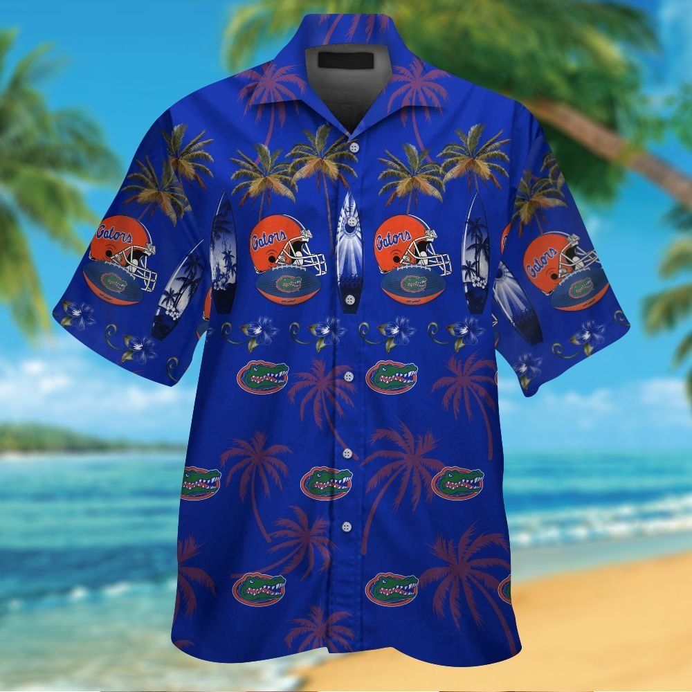 Florida Gators Short Sleeve Button Up Tropical Hawaiian Shirt Ver07