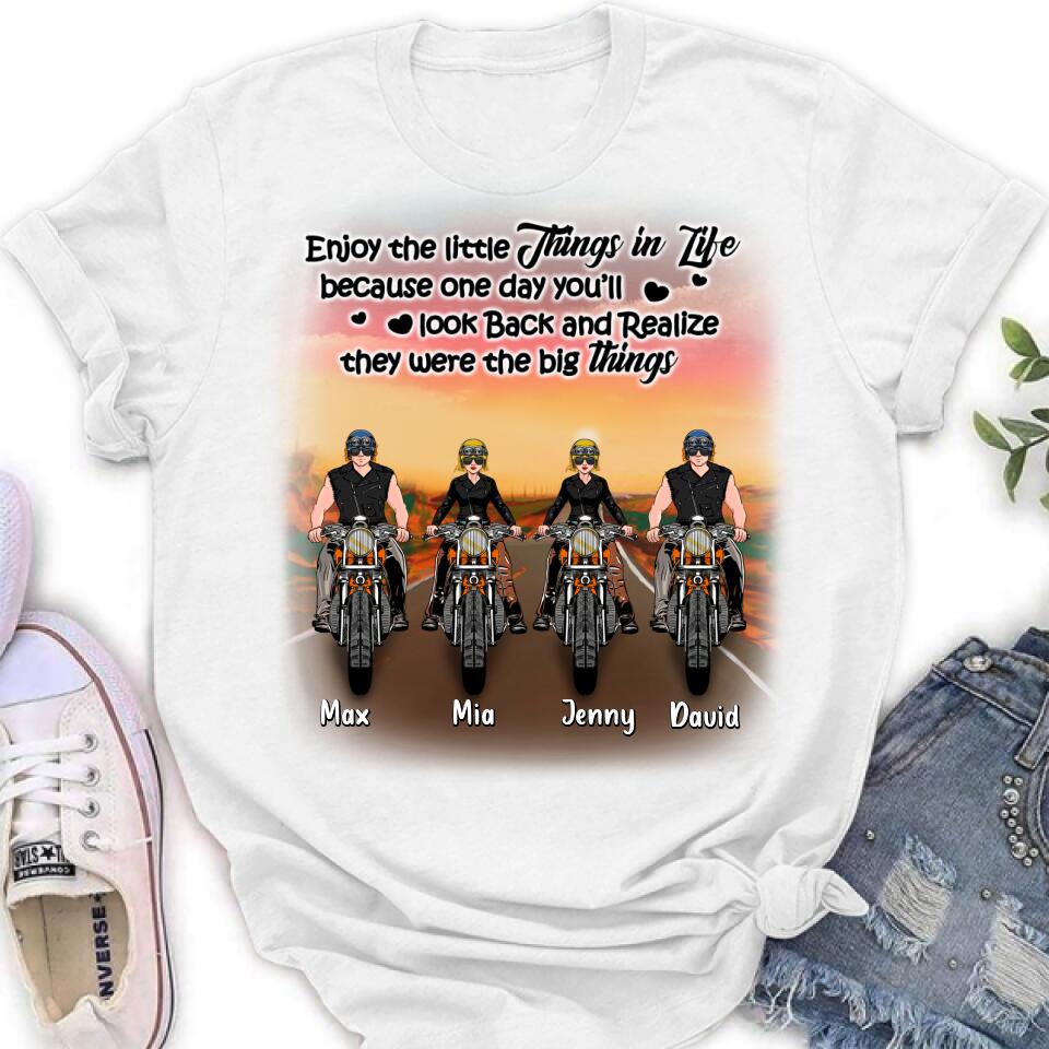 Custom Personalized Couple Motorcycle Shirt/ Pullover Hoodie – Gift Idea For Couple/ Friends – You  & Me We Got This
