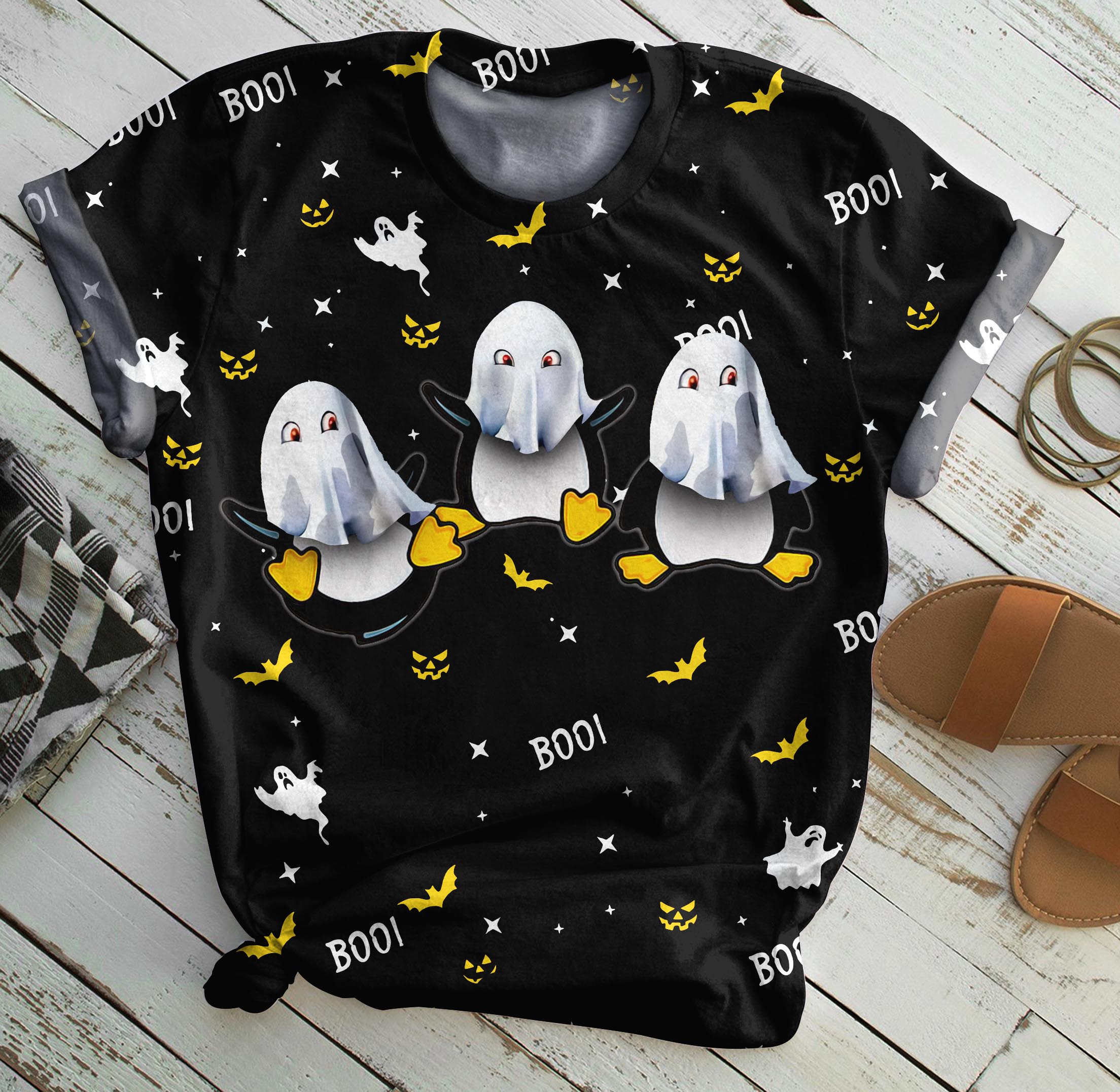 Penguin Boo Boo All Over Print T-Shirt