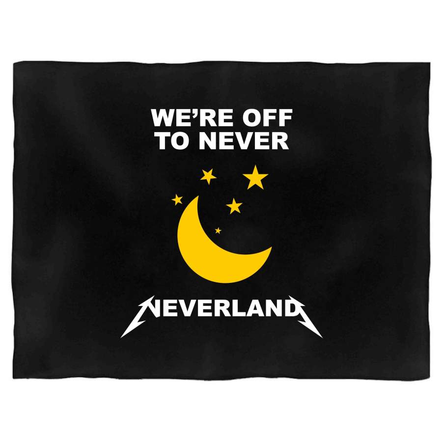 Neverland Metallica Cute Gift Metal Rock N Roll Nirvana Blanket