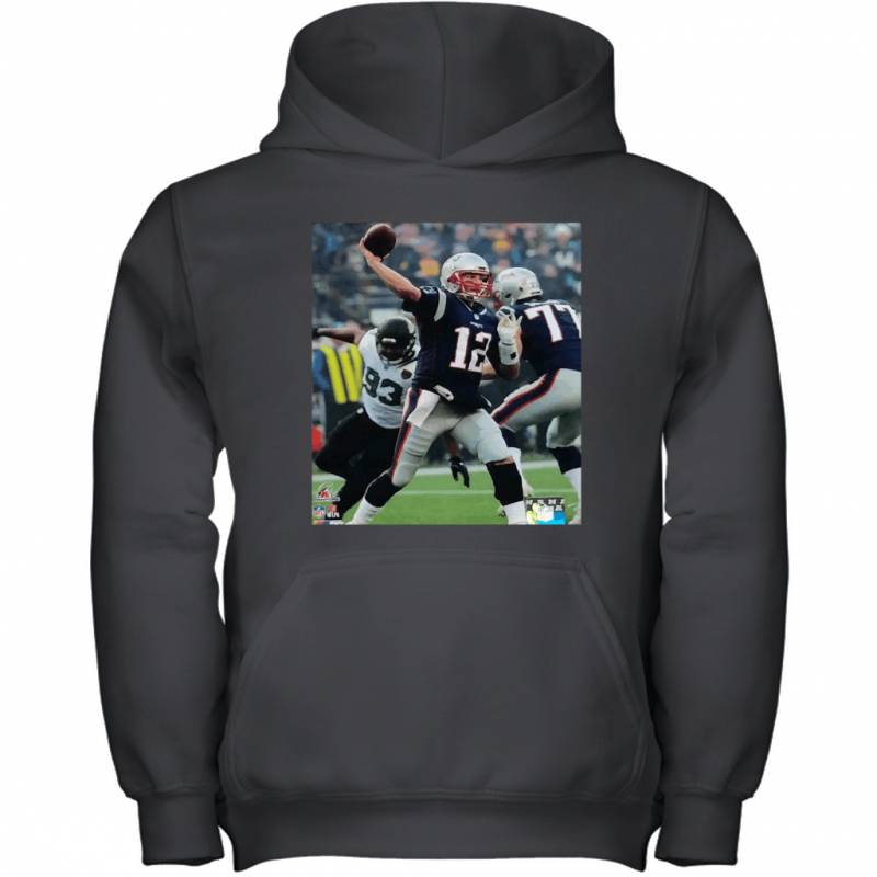 Tom Brady Framed New England Patriots AFC Championship Youth Hoodie