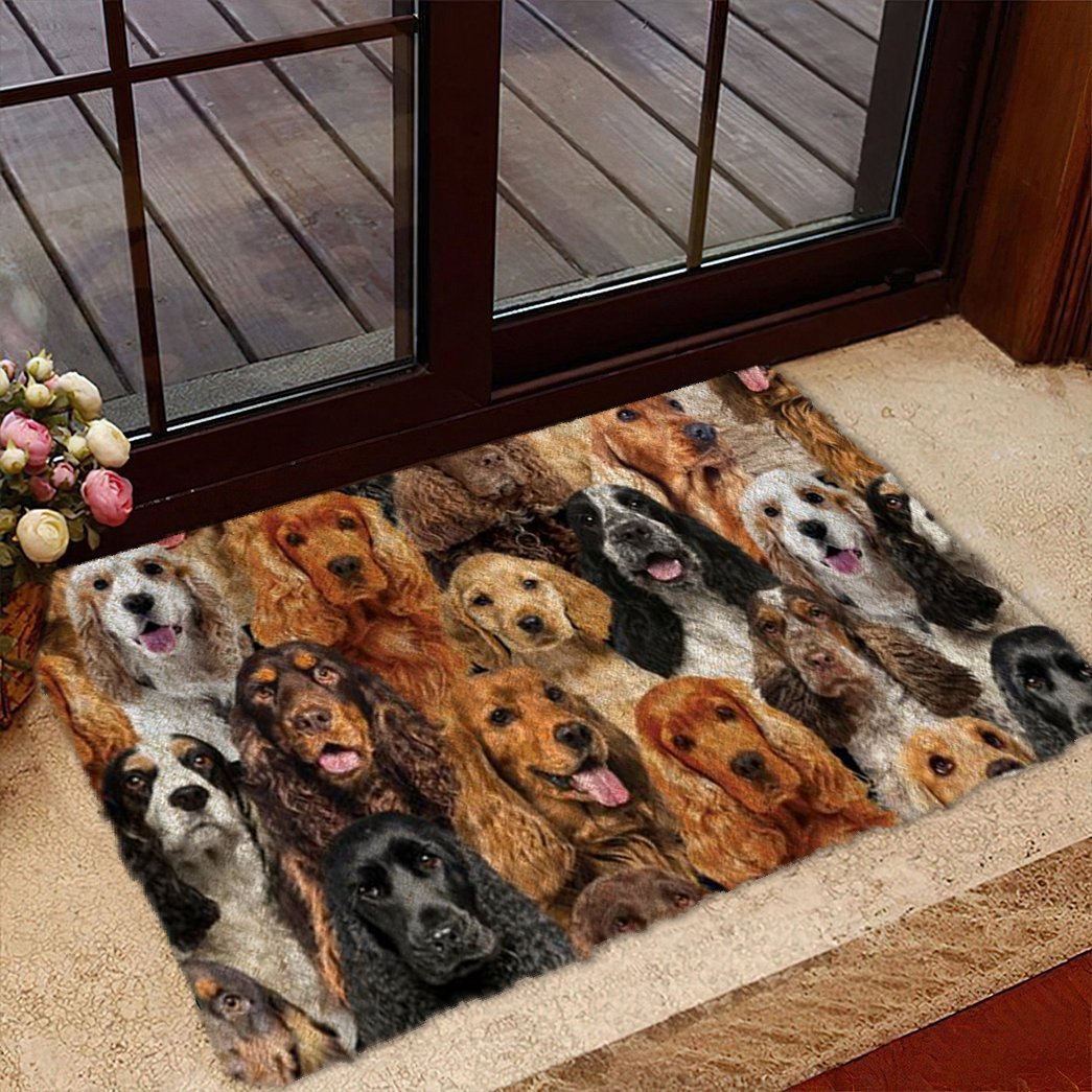 Tmarc Tee A Bunch Of Cocker Spaniels Doormat