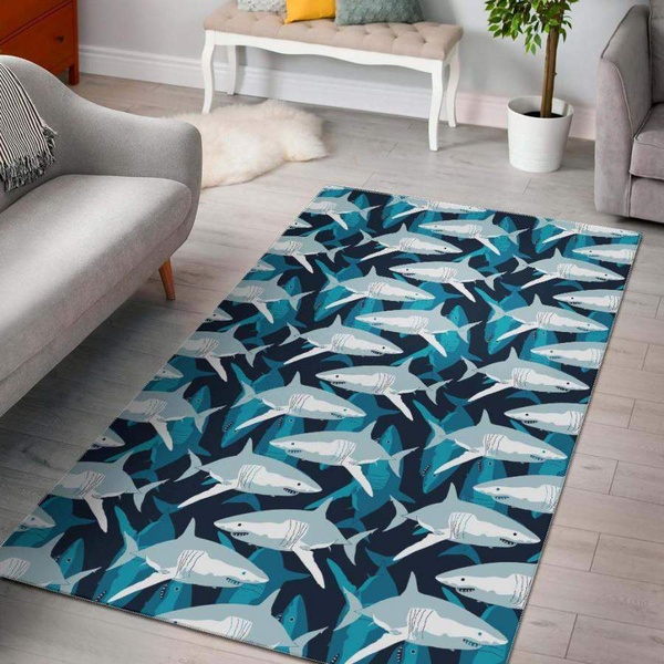 Circling Shark Rug RCDD81F18926