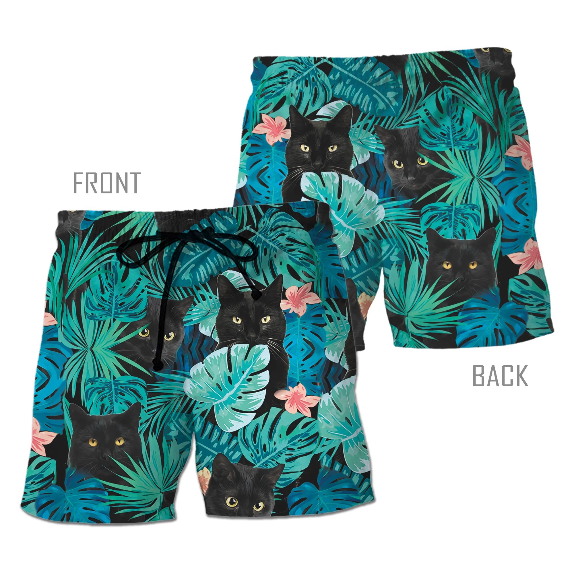 Alohazing Cat Hawaiian Short Ha44278