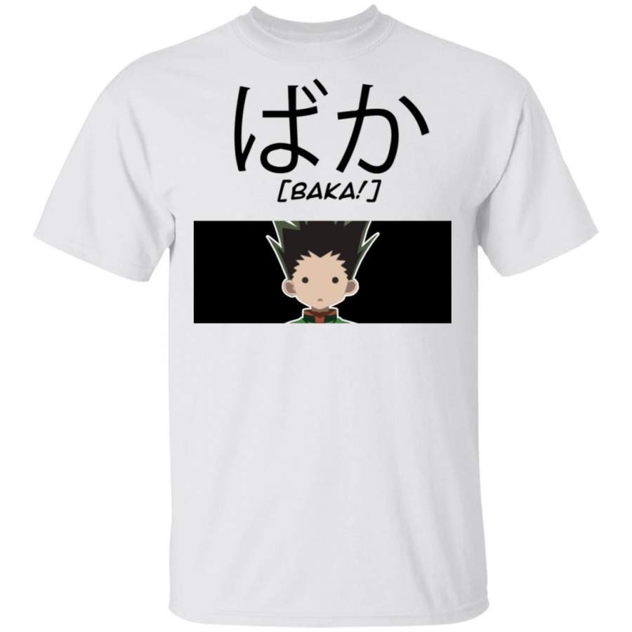 Hunter X Hunter Gon Freecss Baka Shirt Funny Character Tee