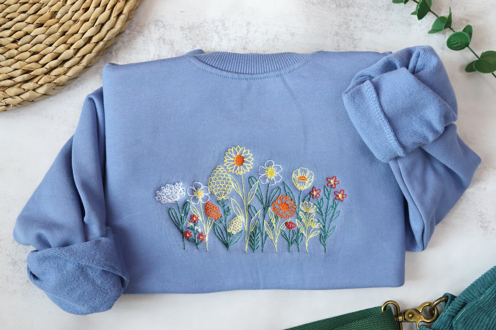 Flowers Sweatshirt 2D Crewneck Sweatshirt All Over Print Sweatshirt For Women Sweatshirt For Men Sws2664