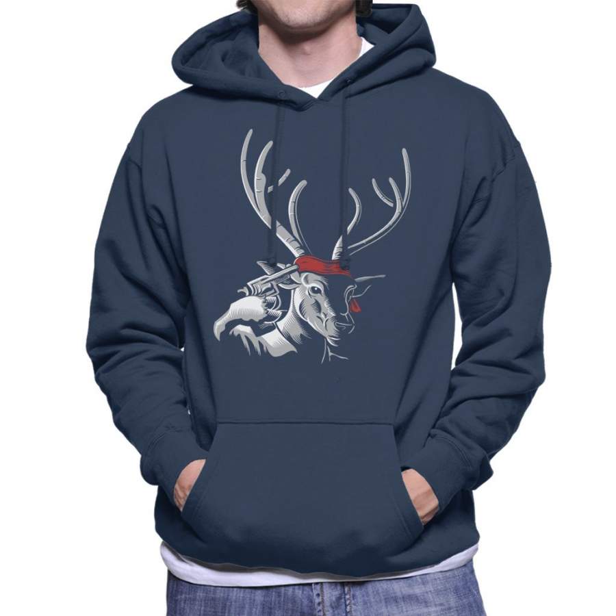 The Deer Hunter Parody Men’s Hooded Sweatshirt