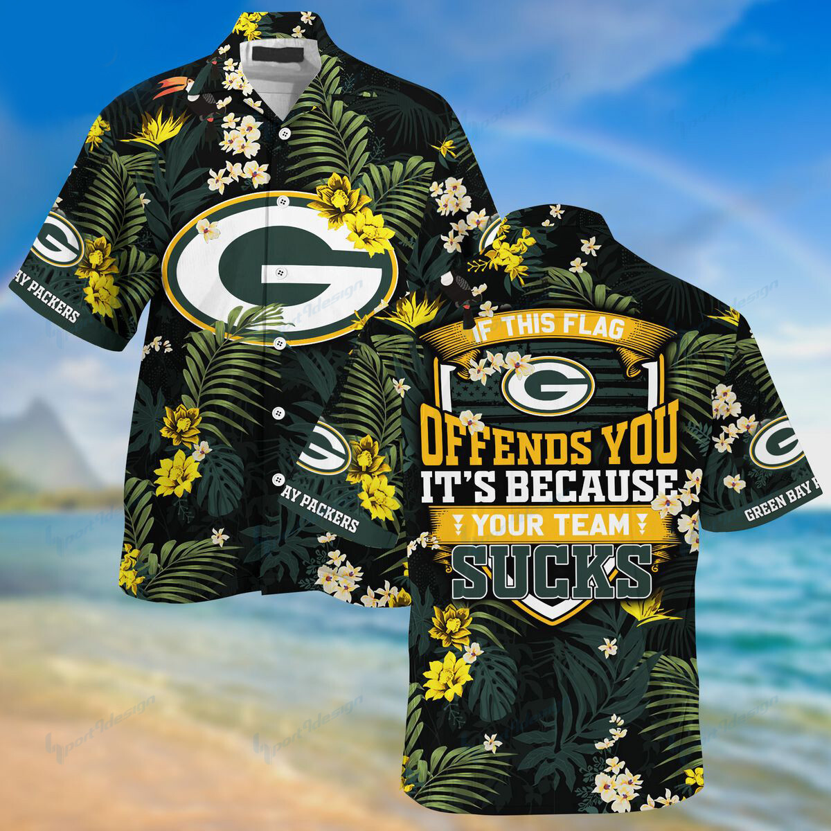 Green Bay Packers Summer Hawaii Shirt 12 Ha57141