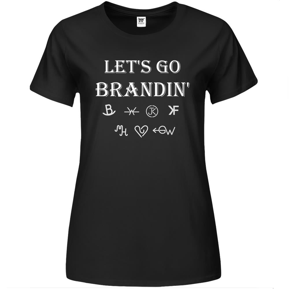 Let’S Go Brandin’ Funny Ranching Farming Cattle Brand Premium Womens T Shirts