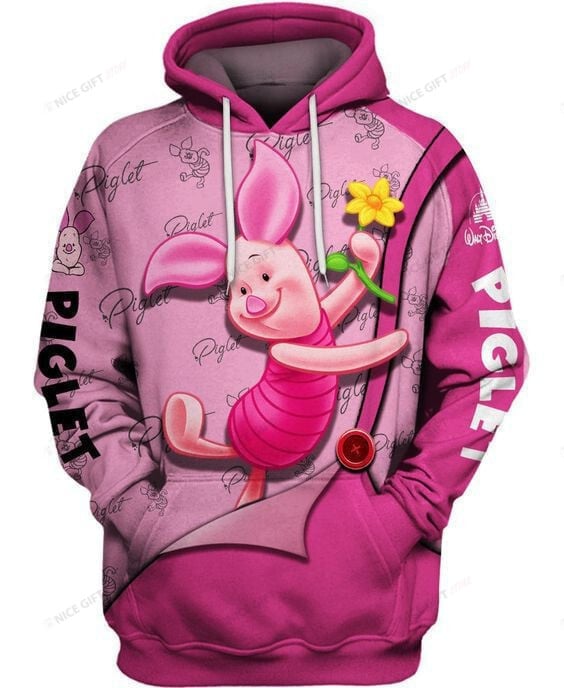 Winnie The Pooh Piglet Hoodie 3D 3Ho-U2G2
