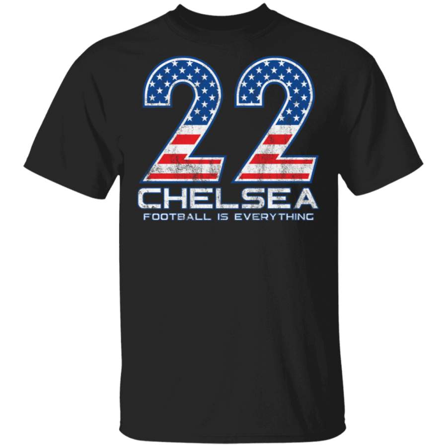 Football Is Everything – Chelsea US Star #22 Fan Vintage Shirt G500 Gildan 5.3 oz. T-Shirt