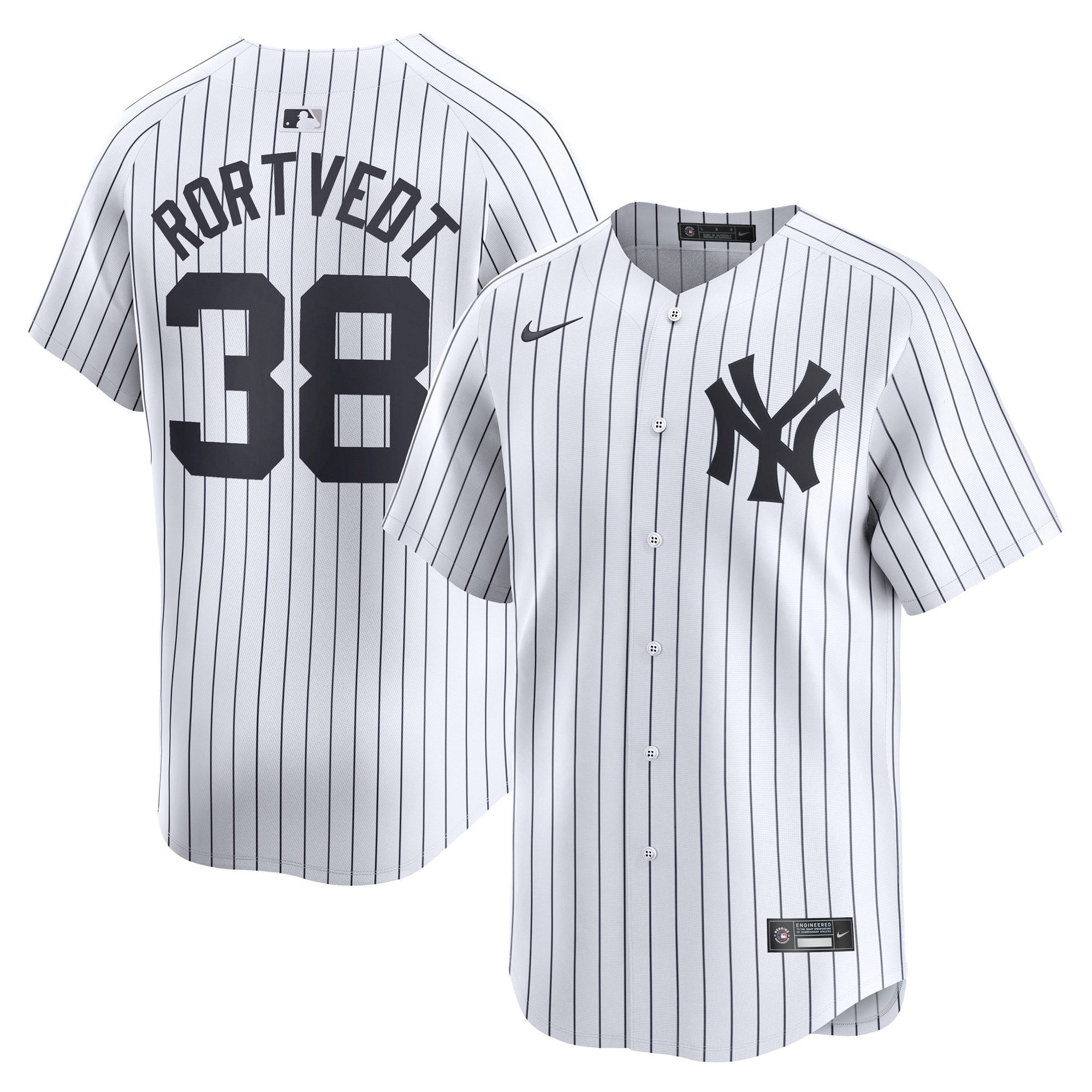 Ben Rortvedt New York Yankees Home Limited Player Jersey – White