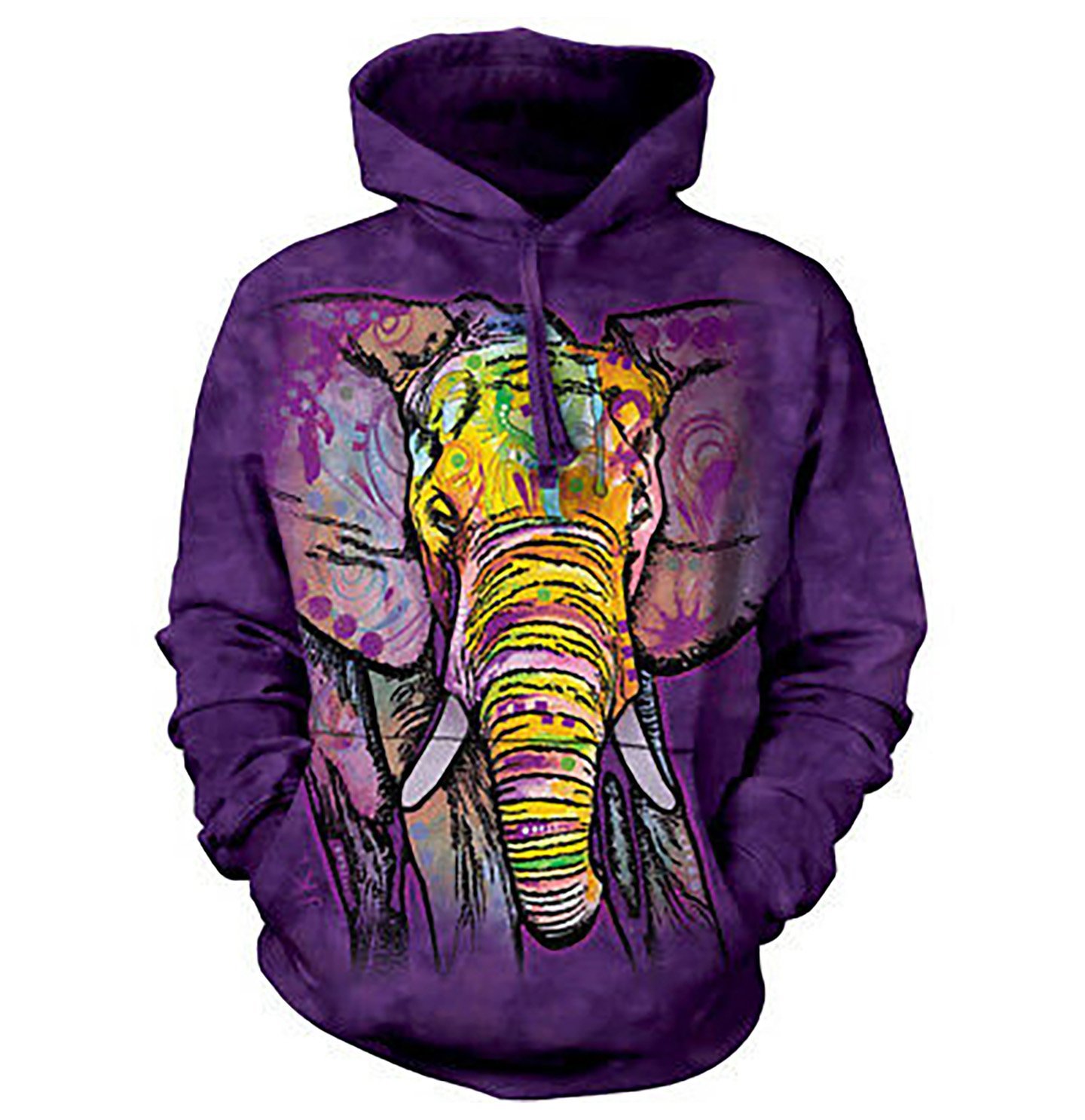 Russo Elephant – Adult Unisex Hoodie Sweatshirt