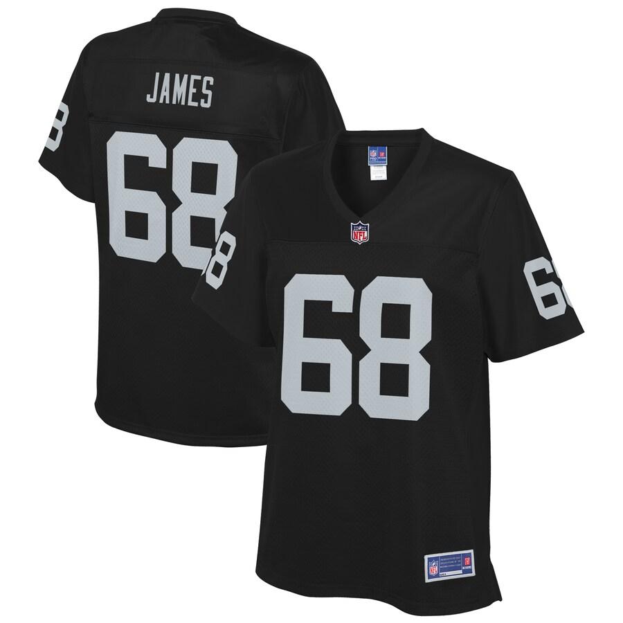 Andre James Las Vegas Raiders NFL Pro Line Womens Team Player Jersey – Black