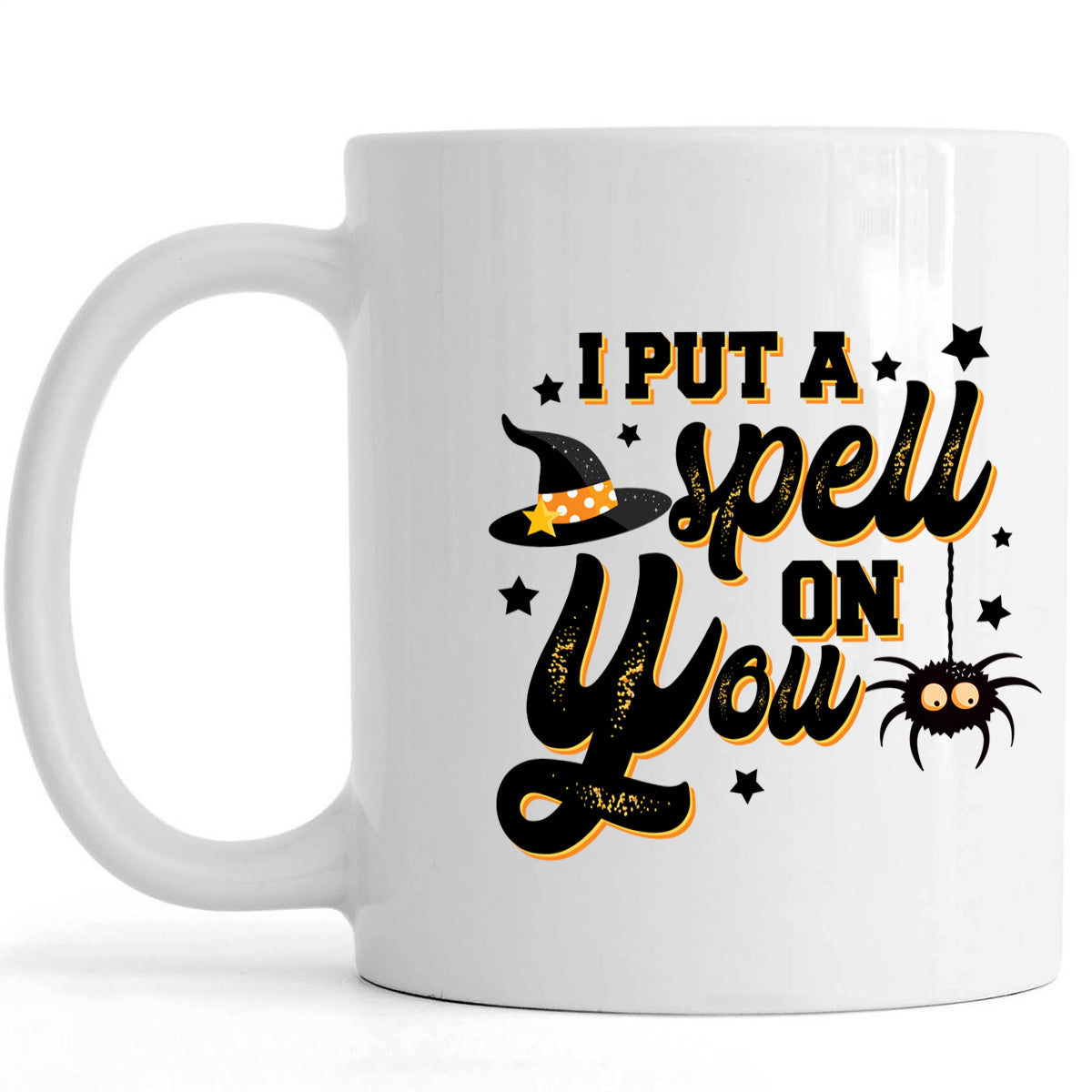 Halloween Mug| I Put A Spell On You Funny & Cool Halloween Coffee Mug| Halloween Gift For Lover, Friends, Bff, Coworker, Family| Sarcasm Mug Horror Mug For Halloween Jmn679