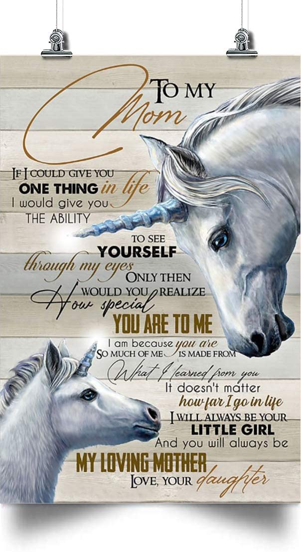 Horse Poster – Daughter to MOM – How Special You are to ME – Poster for mom, Gift for mom, Home and Room Decor, Gift for mom from Daughter