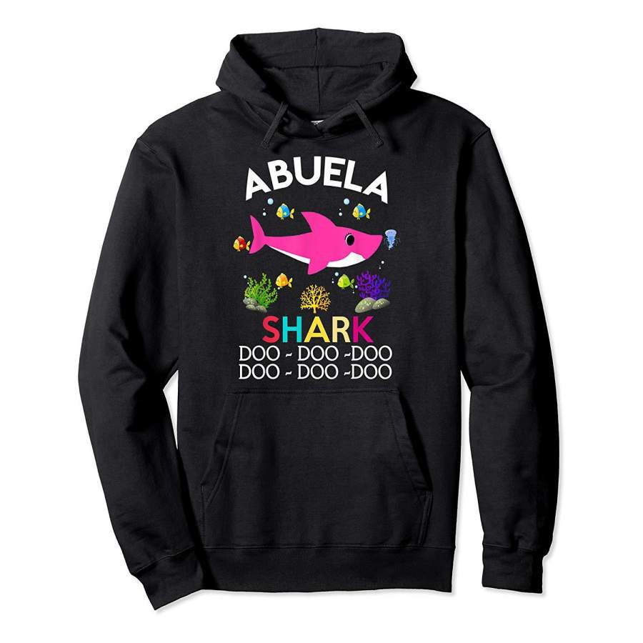 Abuela Shark Shirt Mothers Day Gift Idea For Mother Wife Tsh Hoodie Premium Tee