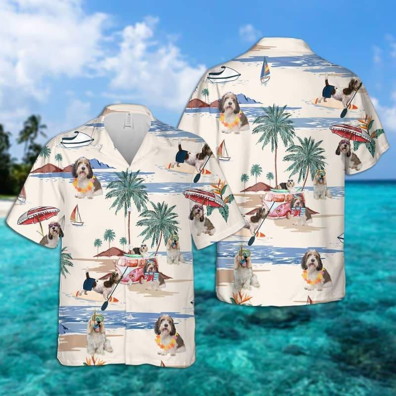 Felacia Petit Basset Griffon Vendeen Summer Beach Hawaii Shirt Ha80673