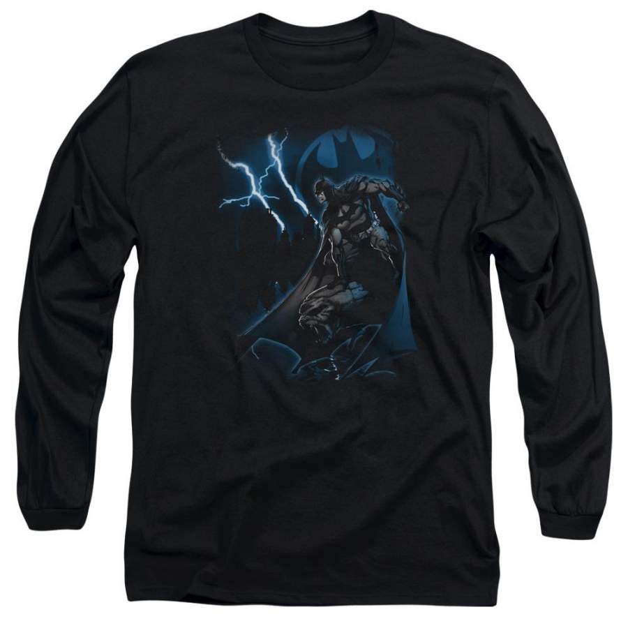 Batman – Lightning Strikes Long Sleeve Adult 18/1