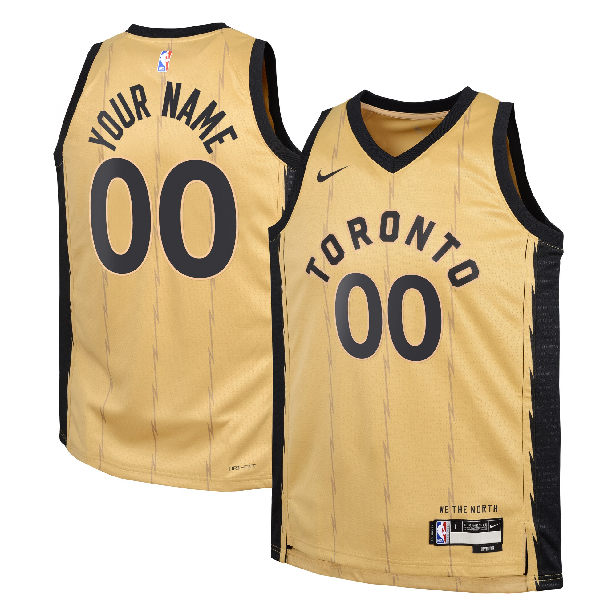 Toronto Raptors City Edition Swingman Jersey 23 – Custom – Youth