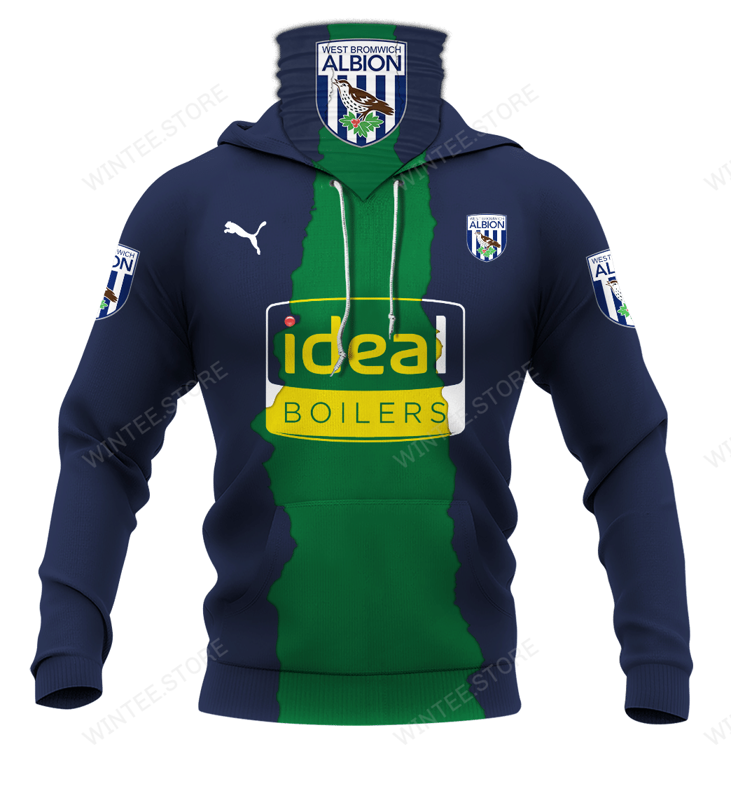 14WestBromwichAlbion001 |HoodieMask| CUSTOMIZE YOUR NAME & NUMBER