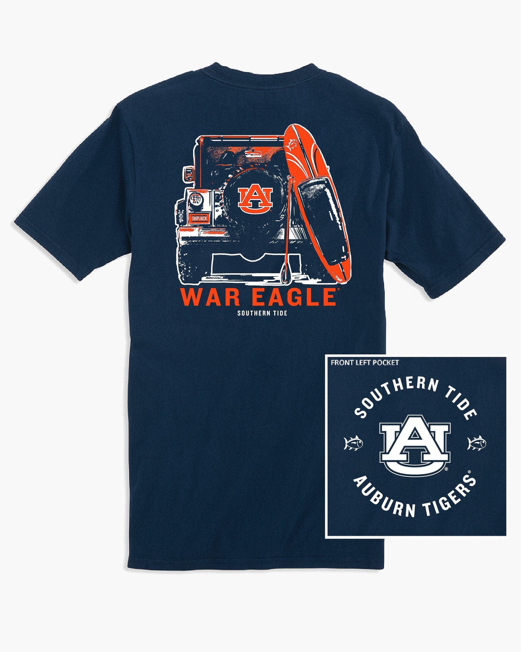 Auburn Tigers Road Trip Short Sleeve T-Shirt