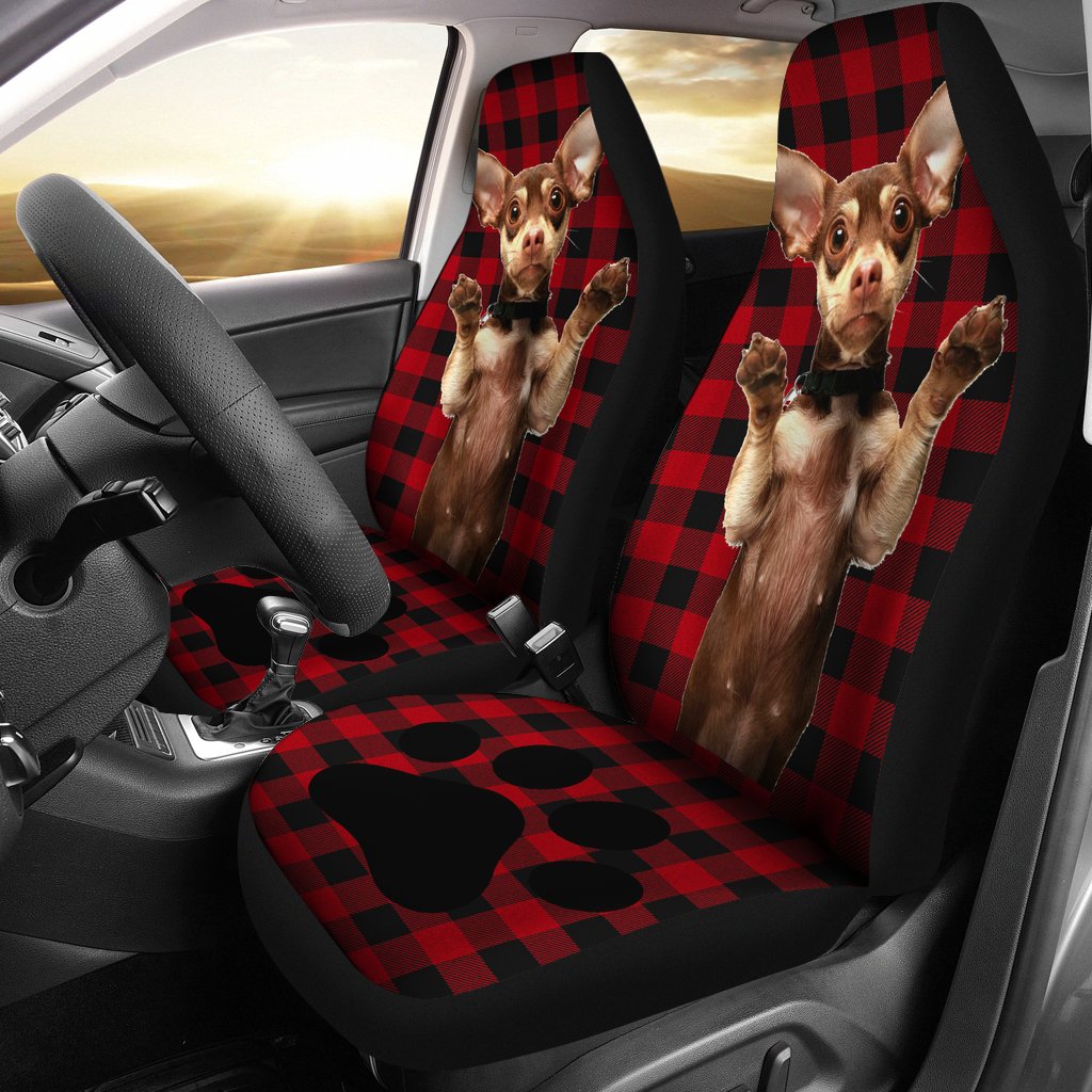 Cute Chihuahua Puppy Car Seat Covers