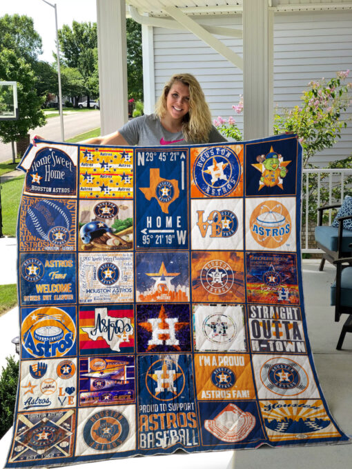 Houston Astros Blanket Quilt V3 B93