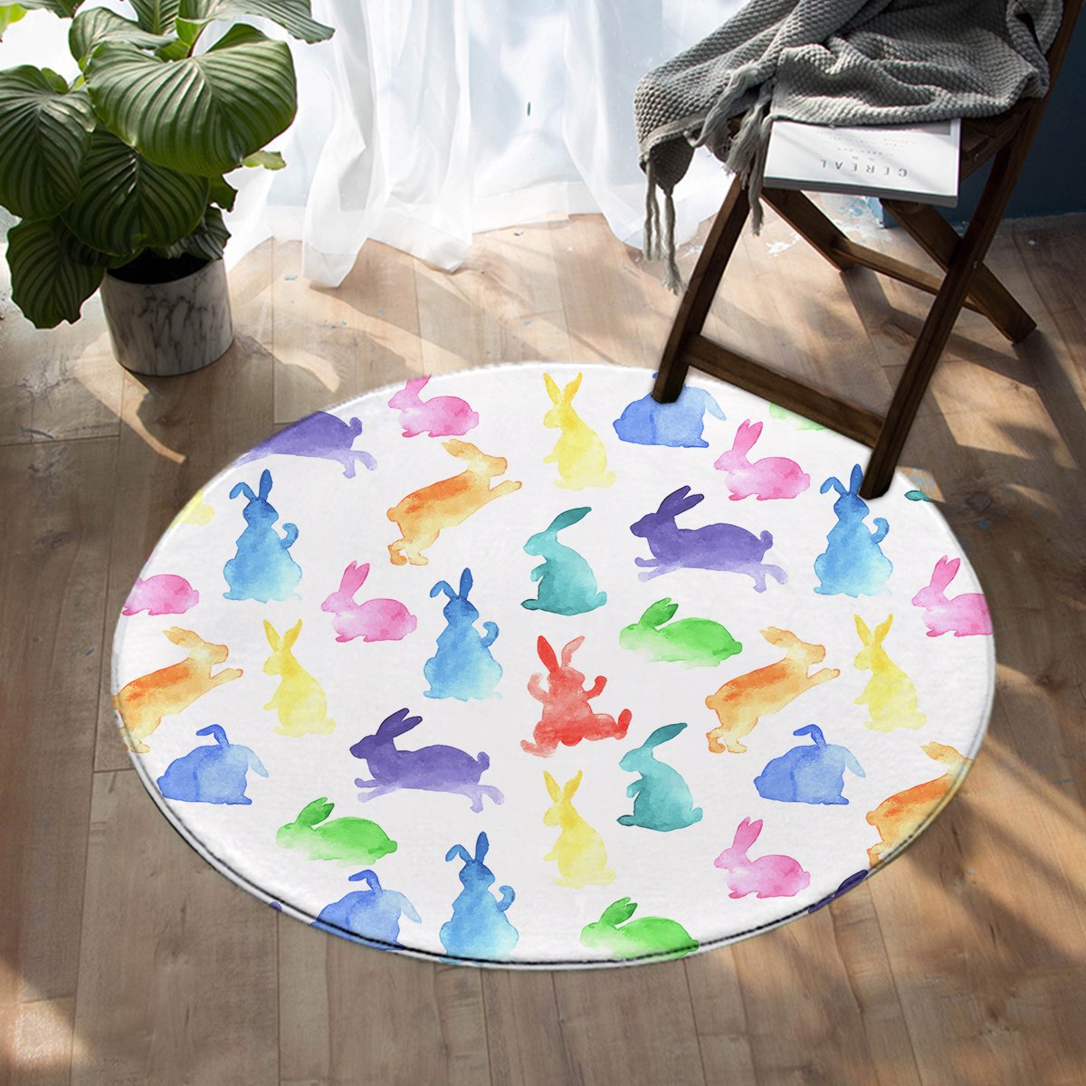 Rabbit Shadows SW1535 Round Rug