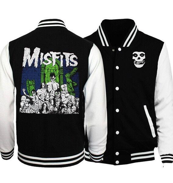 MISFITS EARTH A.D Baseball Jacket Sweatshirt T-Shirt