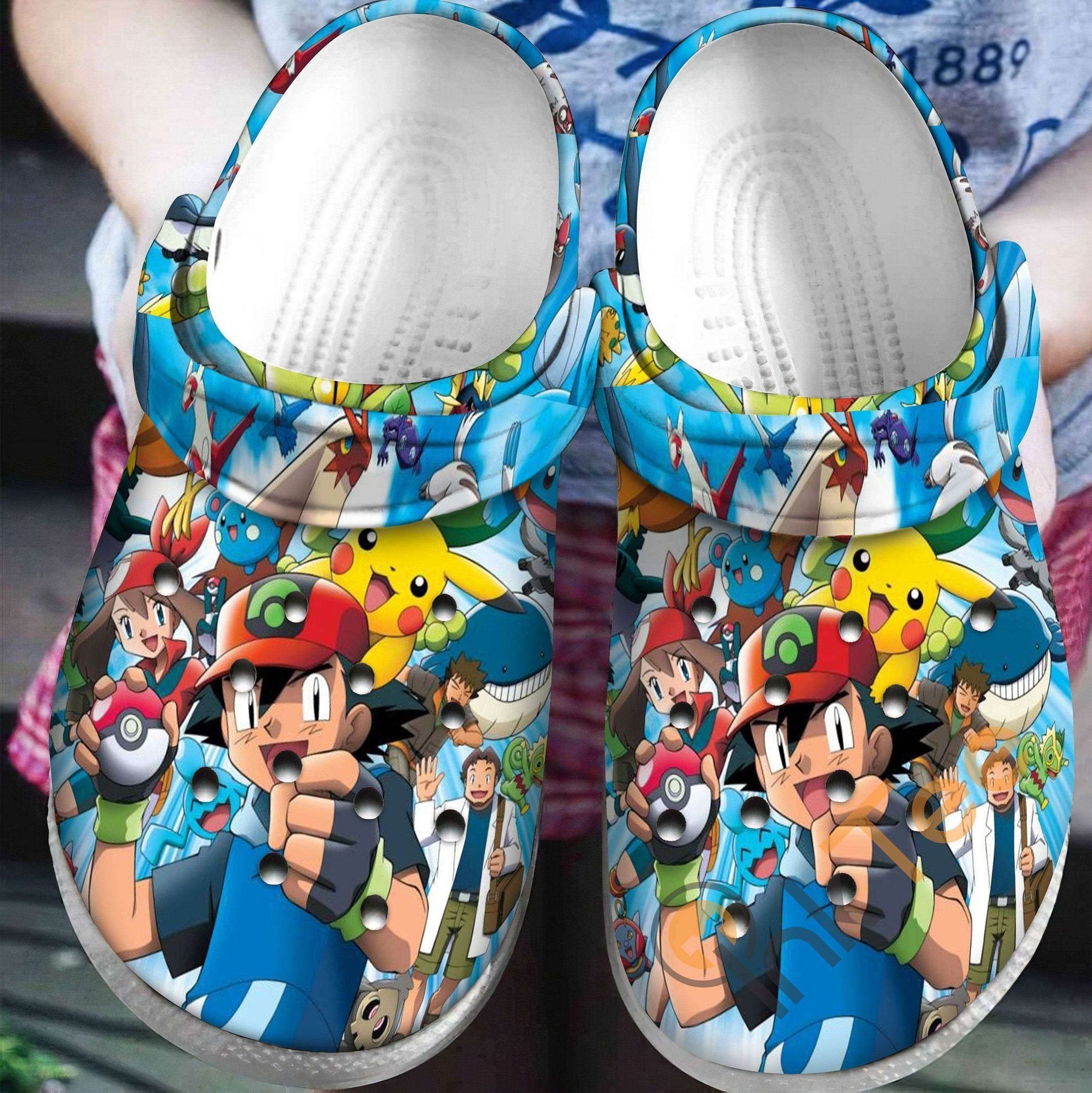 Pika Pokemon Crocs Clog Shoes Crocs For Mens And Womens