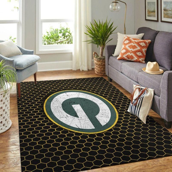 Green Bay Packers Rug Room Carpet Sport Custom Area Floor Home Decor V4