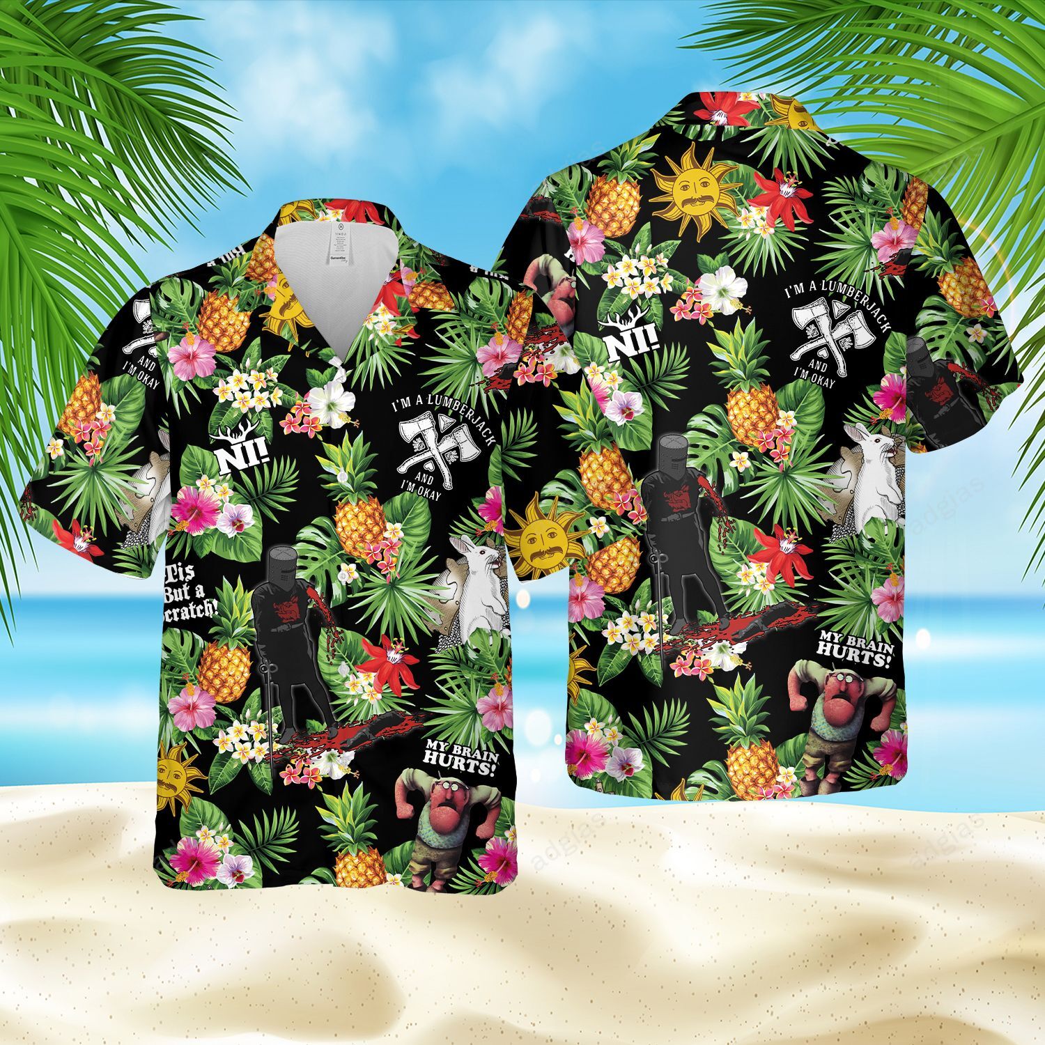 Hawaiian Style Shirt Ha8658