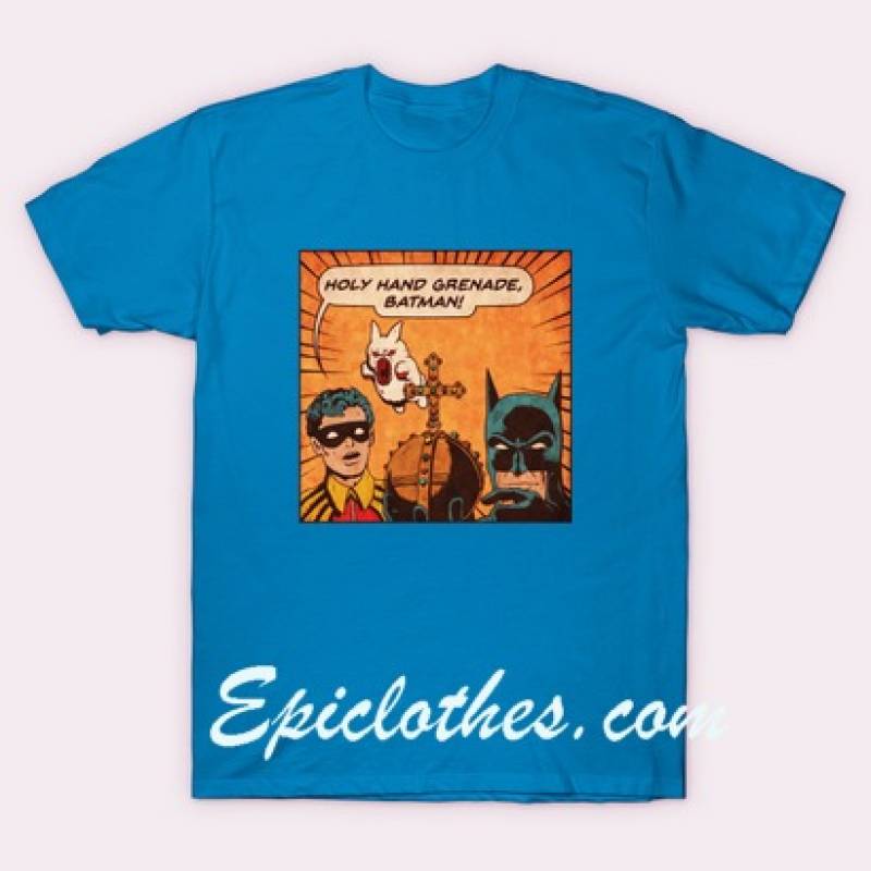 Holy Hand Grenade Batman Poster T Shirt
