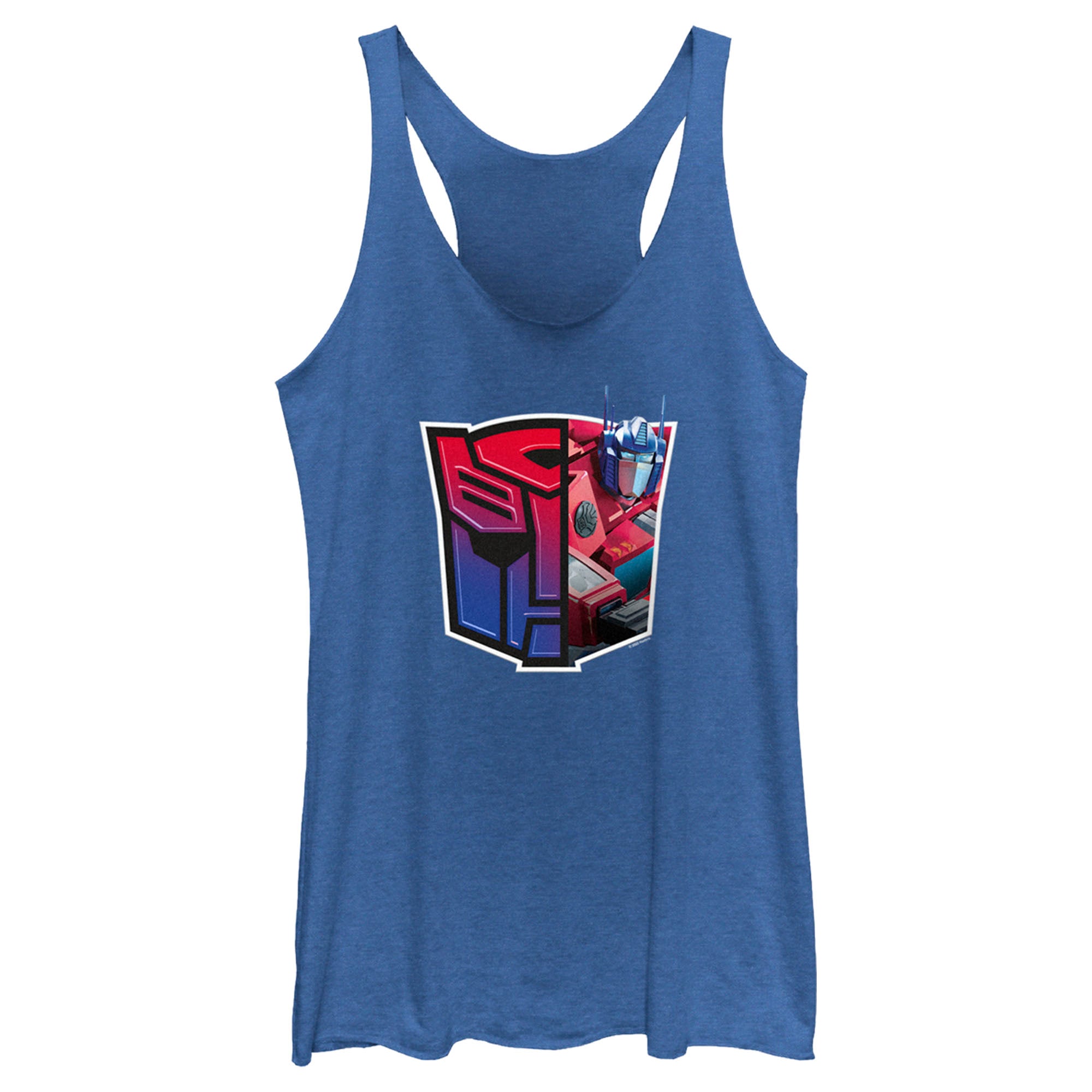 Women’S Transformers: Earthspark Optimus Prime Autobots Logo Racerback Tank Top