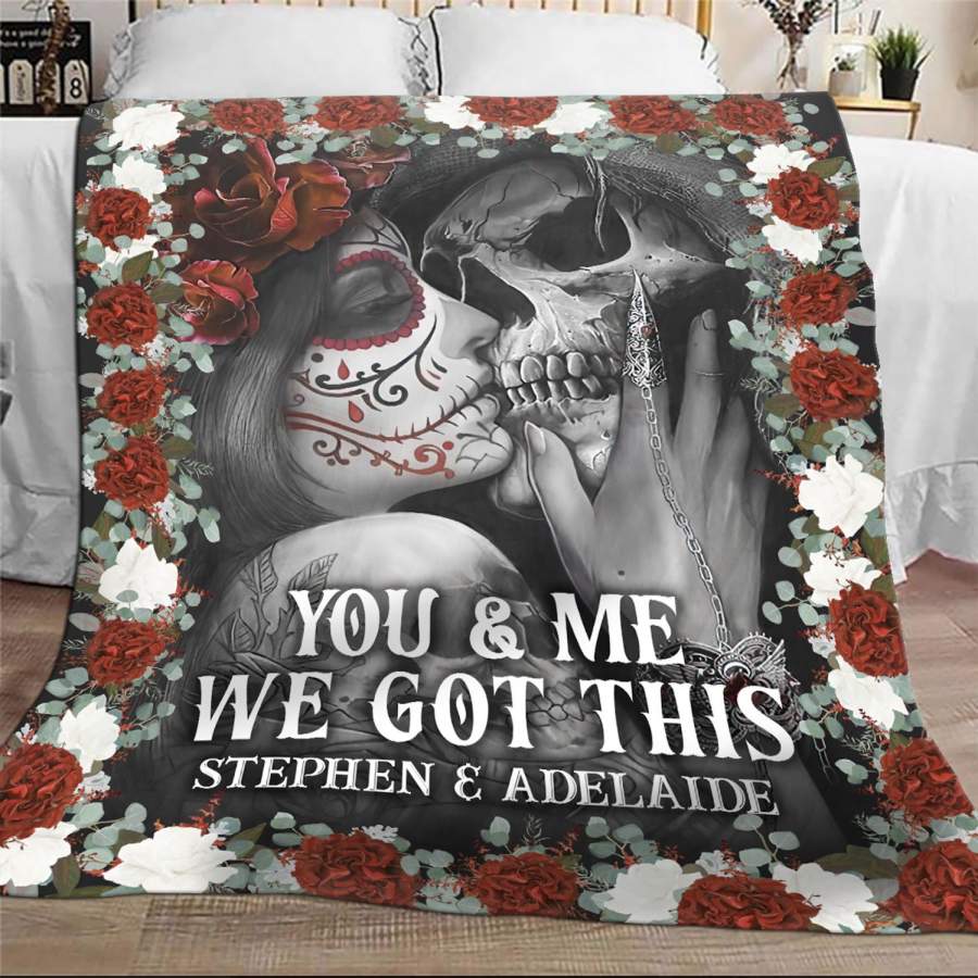 Personalized You And Me We Got This Blanket Gift For Her For Wife Husband