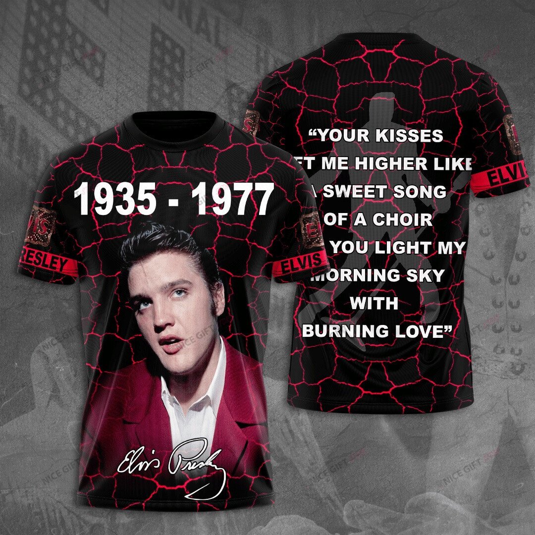 Elvis Presley 3D T-Shirt 3Ts-M5K7