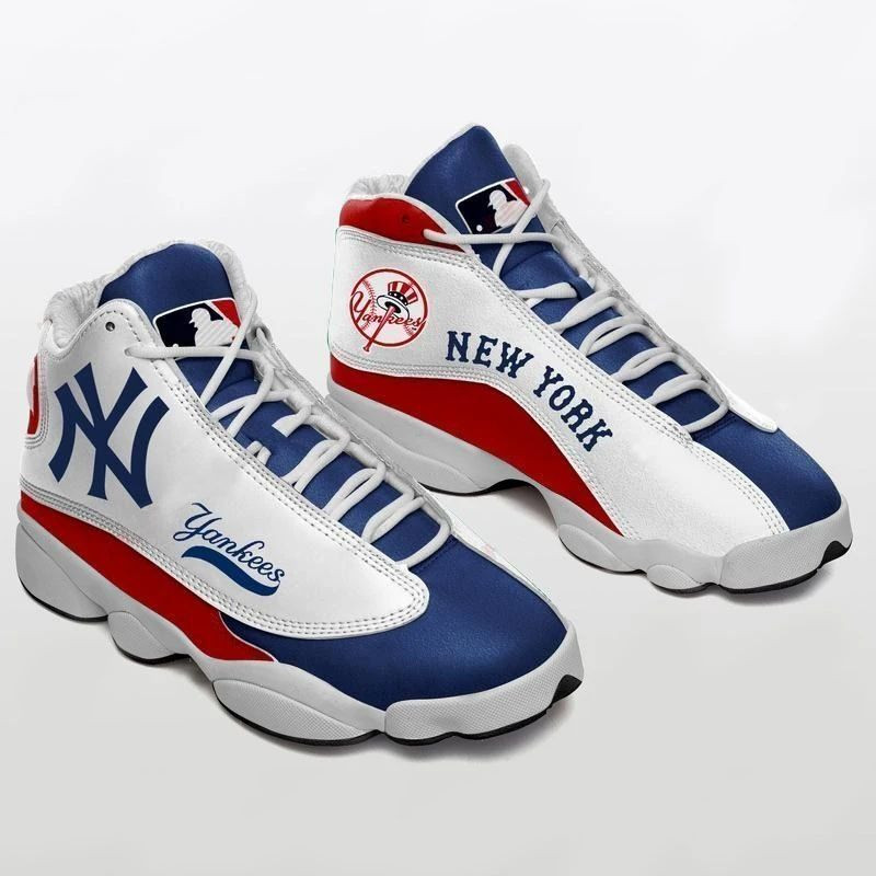 New York Yankees Baseball Team Air Jordan 13 Printing Shoes Sneaker