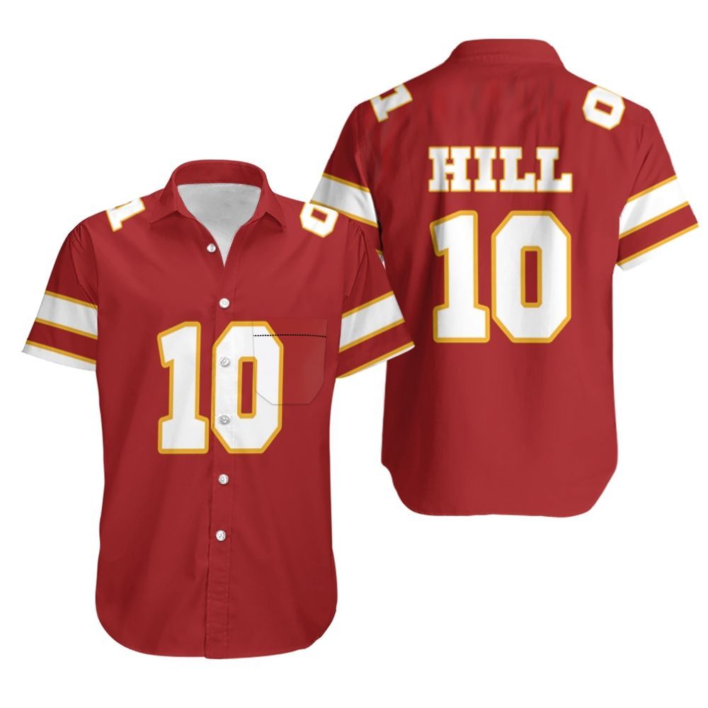 10 Tyreek Hill Kannas City Jersey Inspired Style Hawaiian Shirt