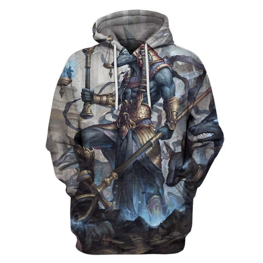 3D AOP Anubis Fantasy shirt.