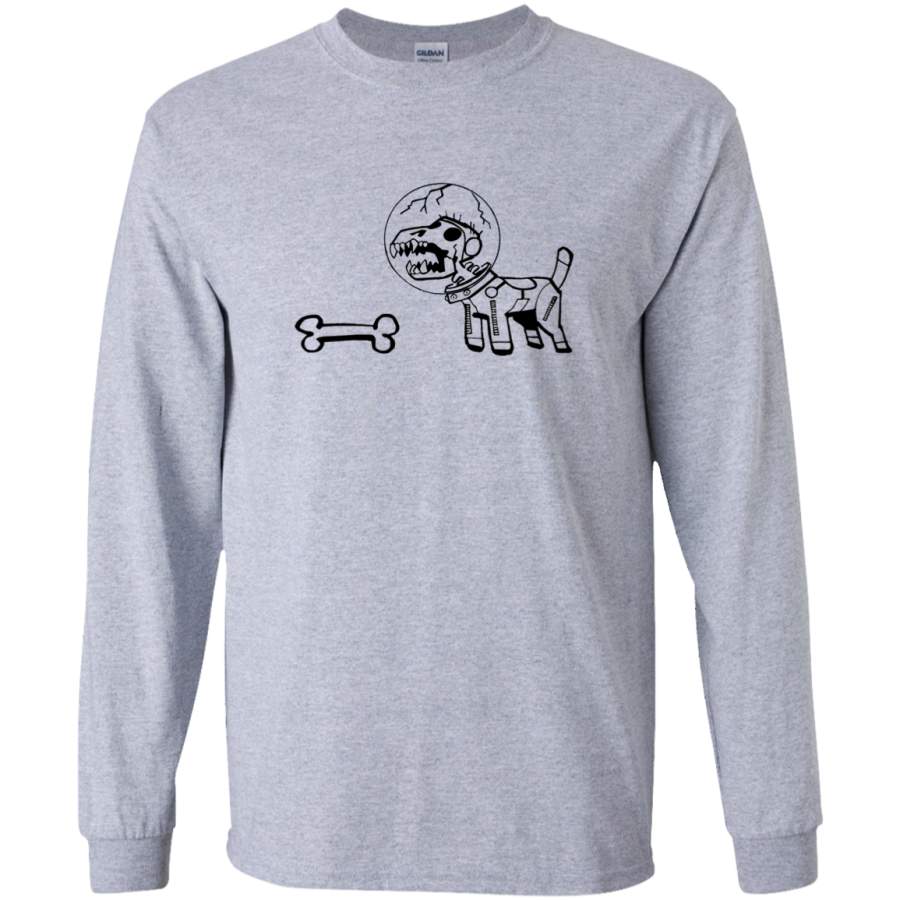 AGR Dog 2-D Russel Hobbs Laika Come Home Gorillaz Long Sleeve T-Shirt