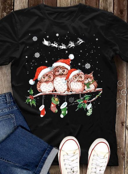 Owl Family Christmas Classic T-Shirt