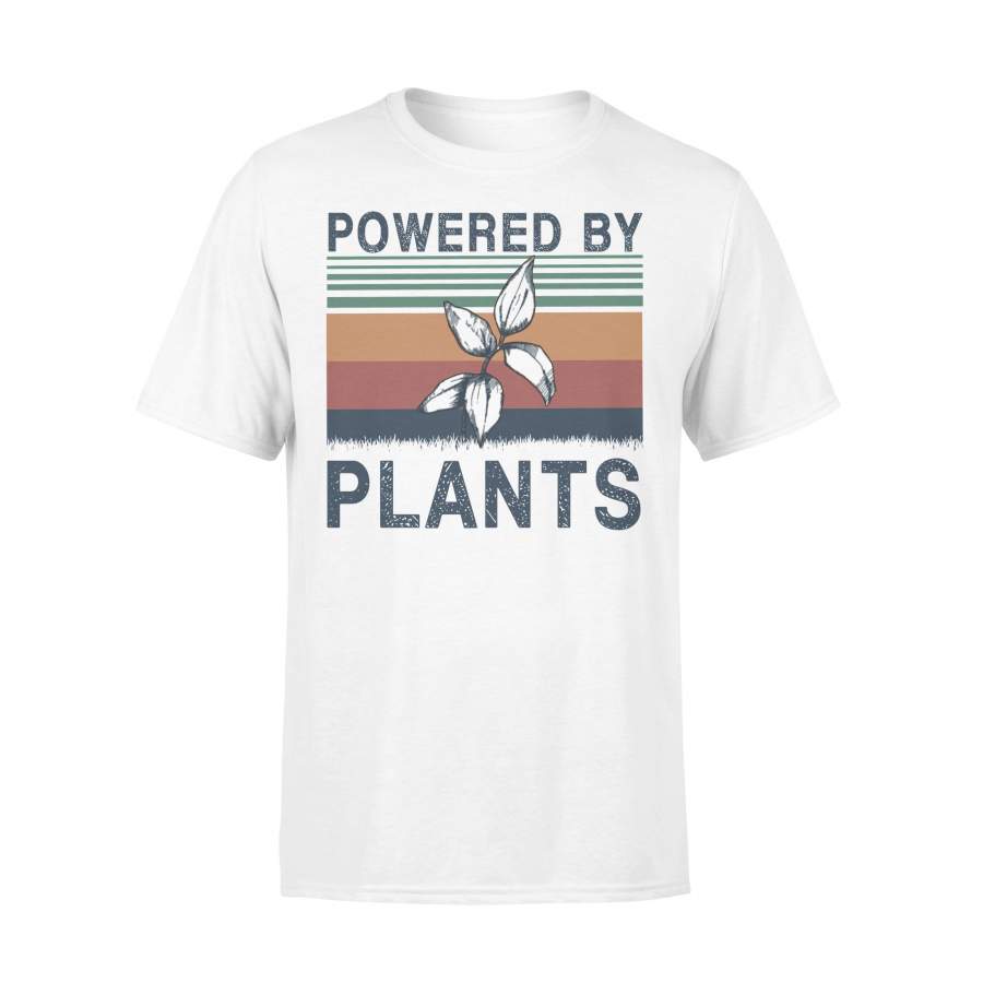 Powered By Plants Gardening Vintage T-shirt