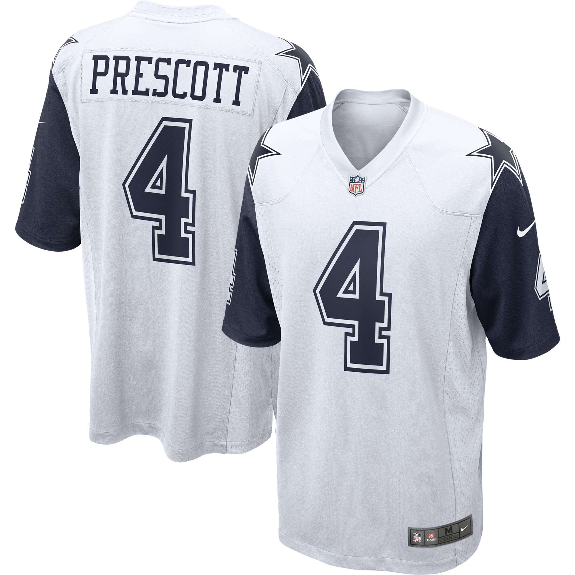 Dak Prescott Dallas Cowboys Alternate Game Jersey – White