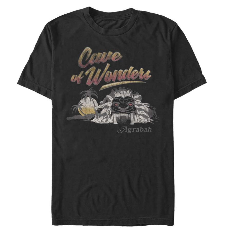 Aladdin Men’s Cave of Wonder Postcard T-Shirt